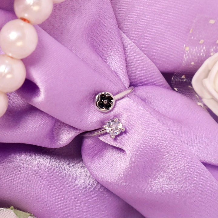 Silver Crystal Ring - Salty Accessories