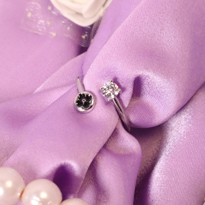 Silver Crystal Ring - Salty Accessories