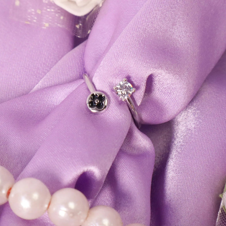 Silver Crystal Ring - Salty Accessories
