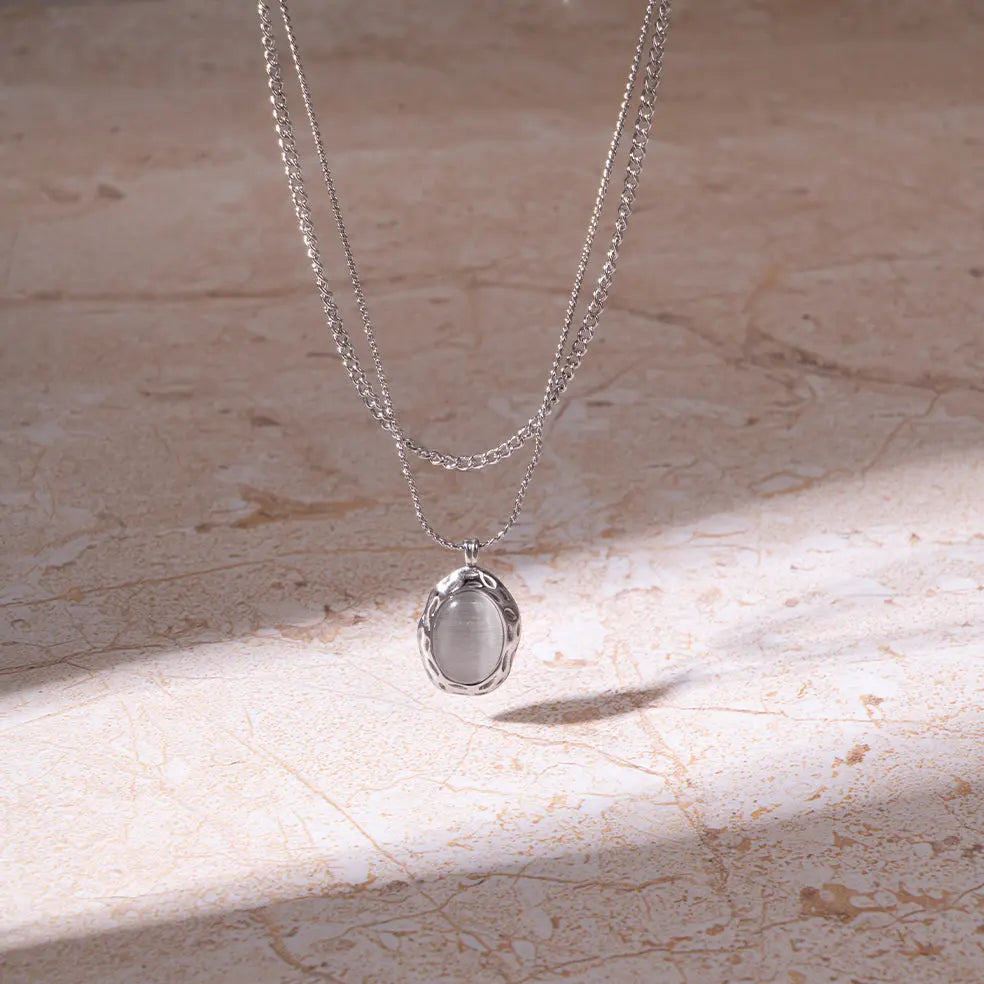 Silver Drop Necklace | Salty