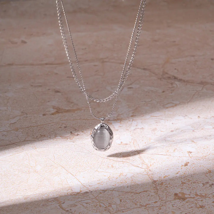 Silver Drop Necklace | Salty