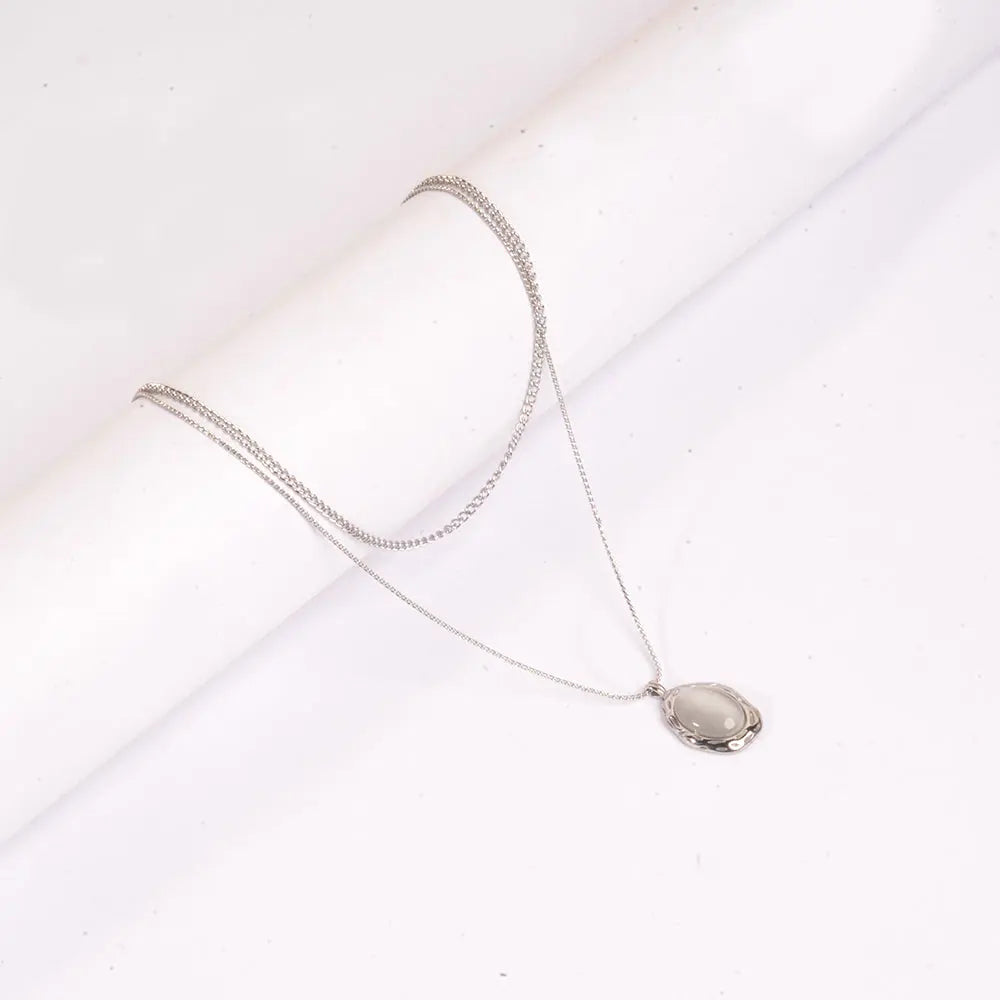 Silver Drop Necklace | Salty