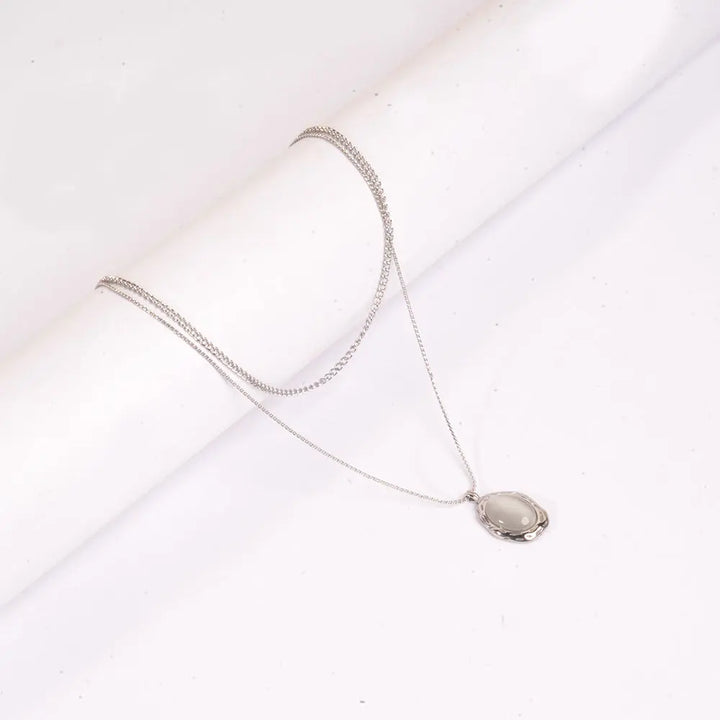 Silver Drop Necklace | Salty