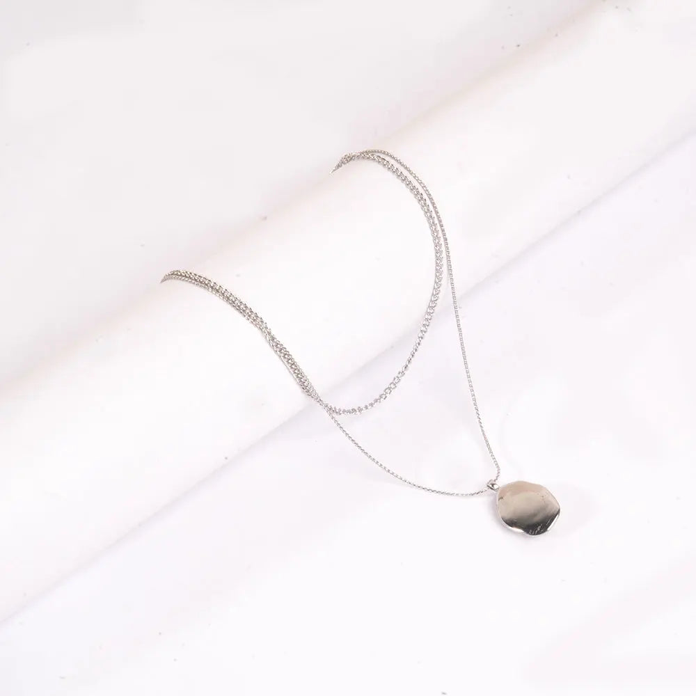 Silver Drop Necklace | Salty