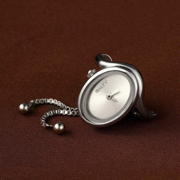 Silver Flow Watch Ring | Salty