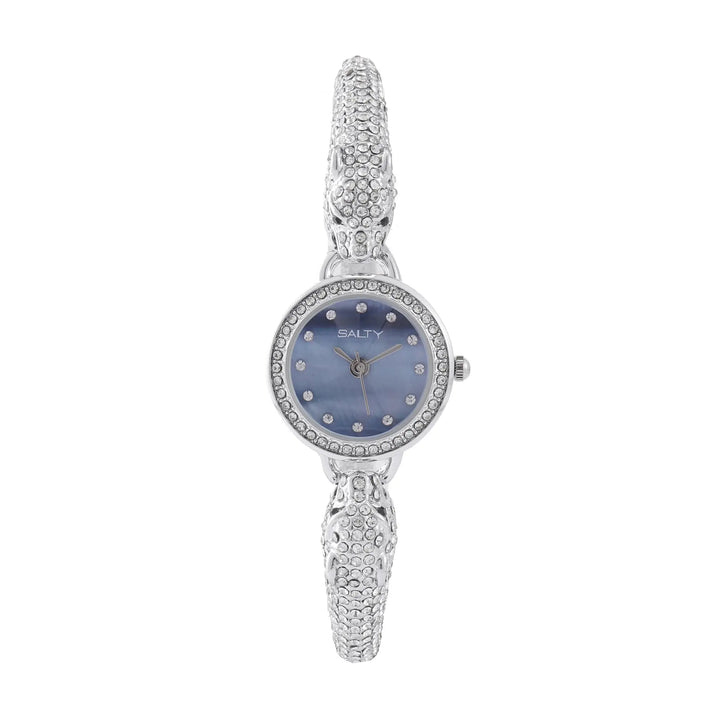 Silver Frost Watch Bracelet Stack | Salty
