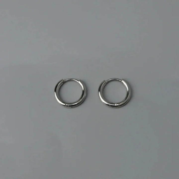 Silver Glow Hoop Earrings | Salty