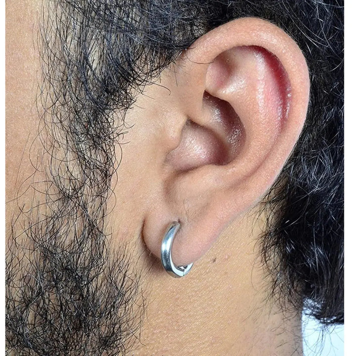 Silver Glow Hoop Earrings | Salty