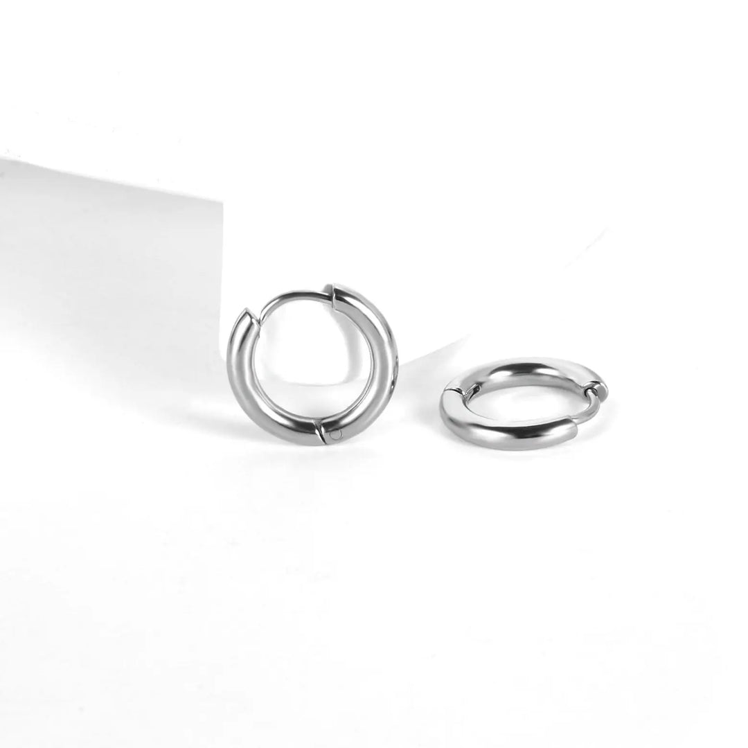 Silver Glow Hoop Earrings | Salty