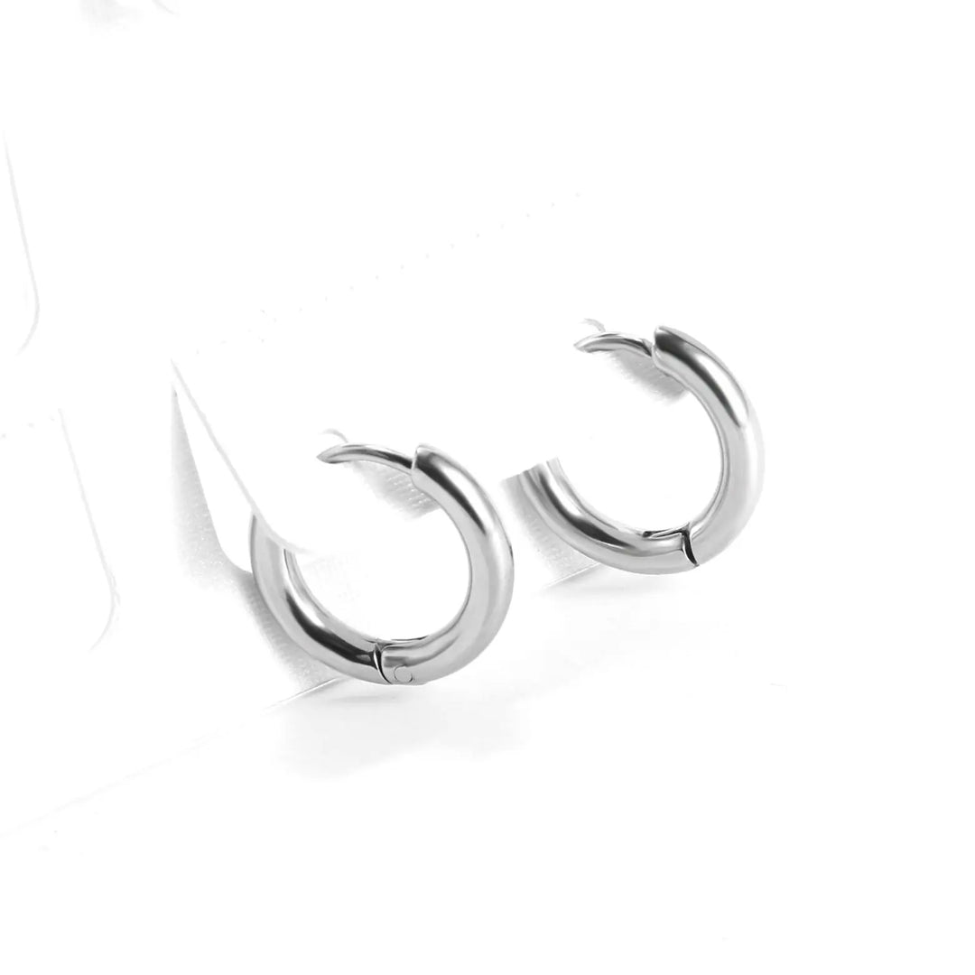 Silver Glow Hoop Earrings | Salty