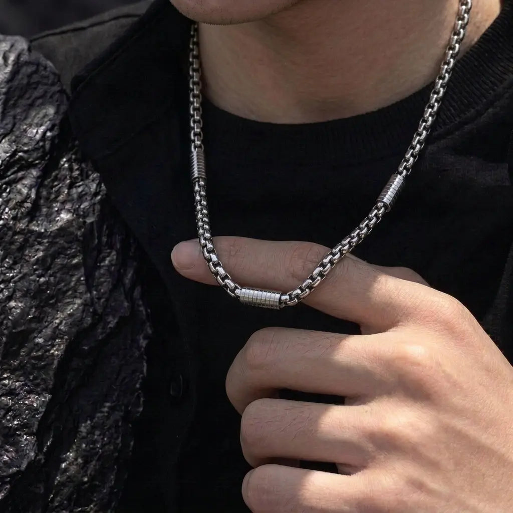 Silver Sovereign Mens Jewellery Set | Salty