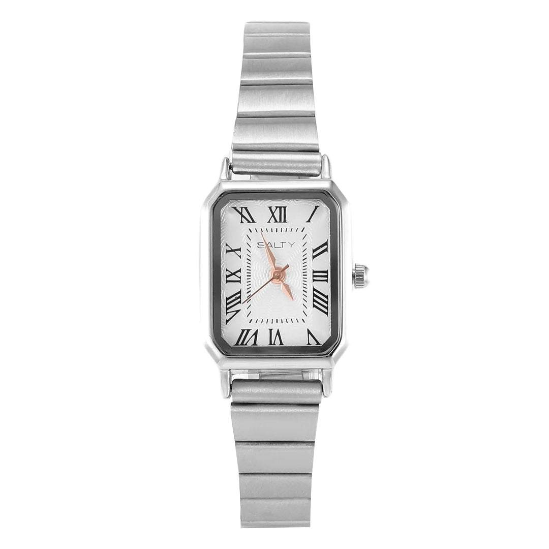 Silver Stunner Watch Bracelet Stack | Salty