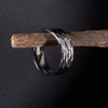 Silver Textured Band - Salty Accessories