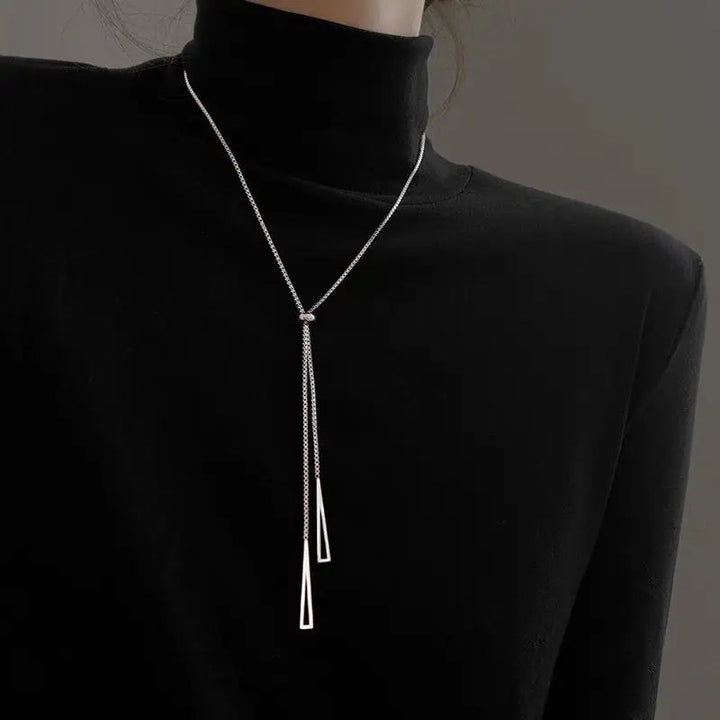 Silver Lasso Necklace