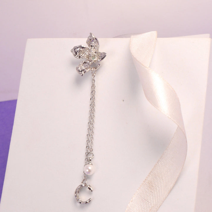 Single Flower Cuff Earring - 1 Piece - Salty Accessories