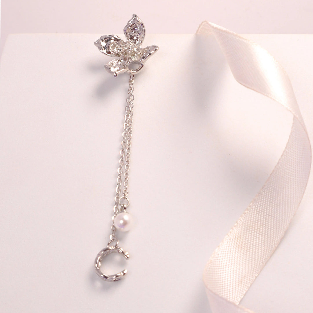 Single Flower Cuff Earring - 1 Piece - Salty Accessories