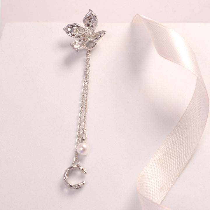 Single Flower Cuff Earring - 1 Piece - Salty Accessories