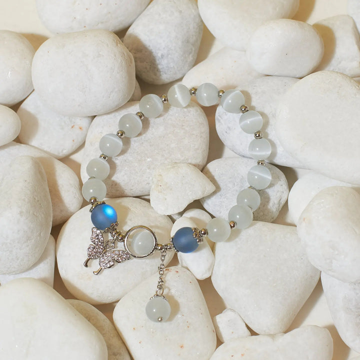 Skies & Butterfly Beaded Band - Salty Accessories