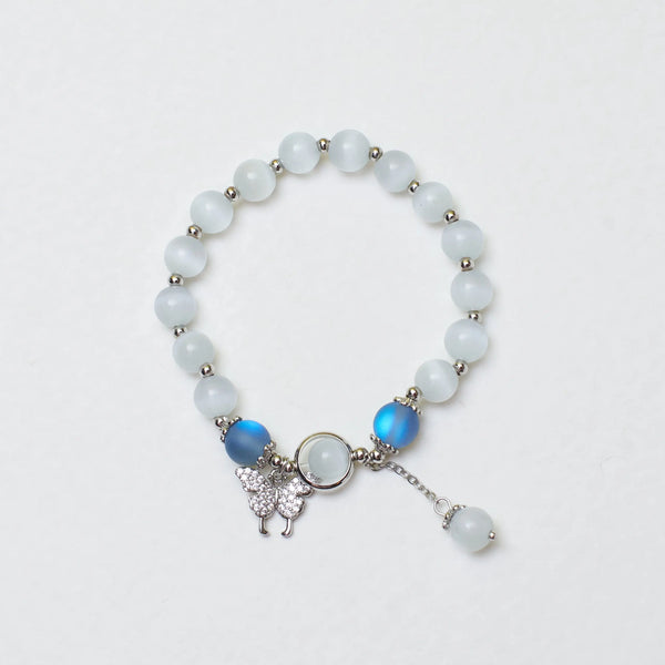 Skies & Butterfly Beaded Band