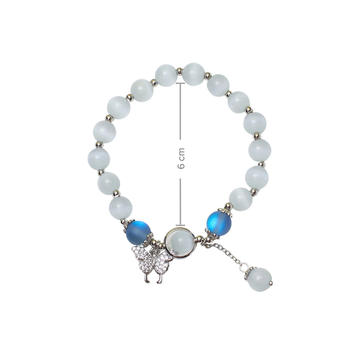 Skies & Butterfly Beaded Band - Salty Accessories