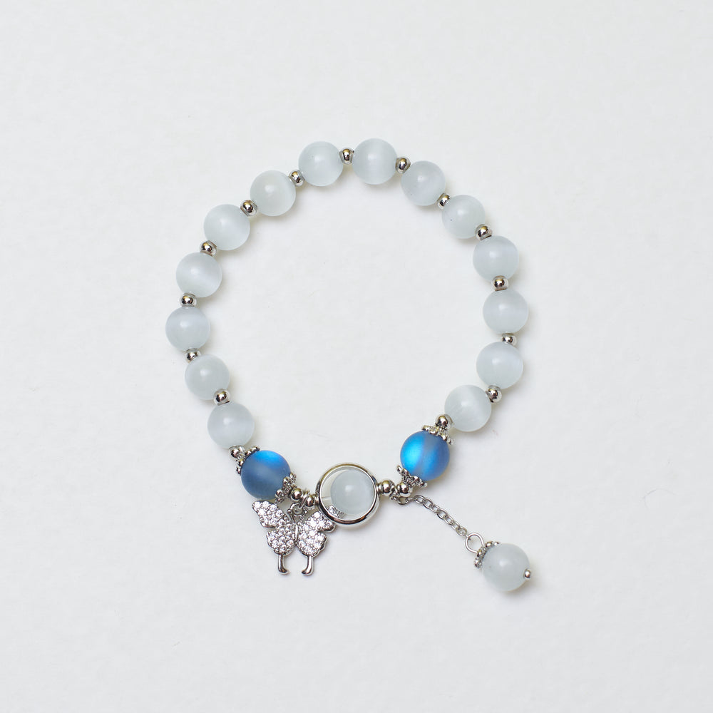 Skies & Butterfly Beaded Band Salty