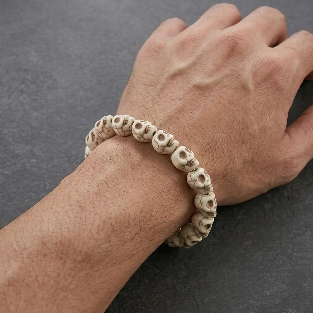 Skullbound Bead Bracelet | Salty
