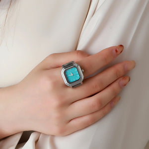 Sky Melt Watch Ring - Cyan | Salty