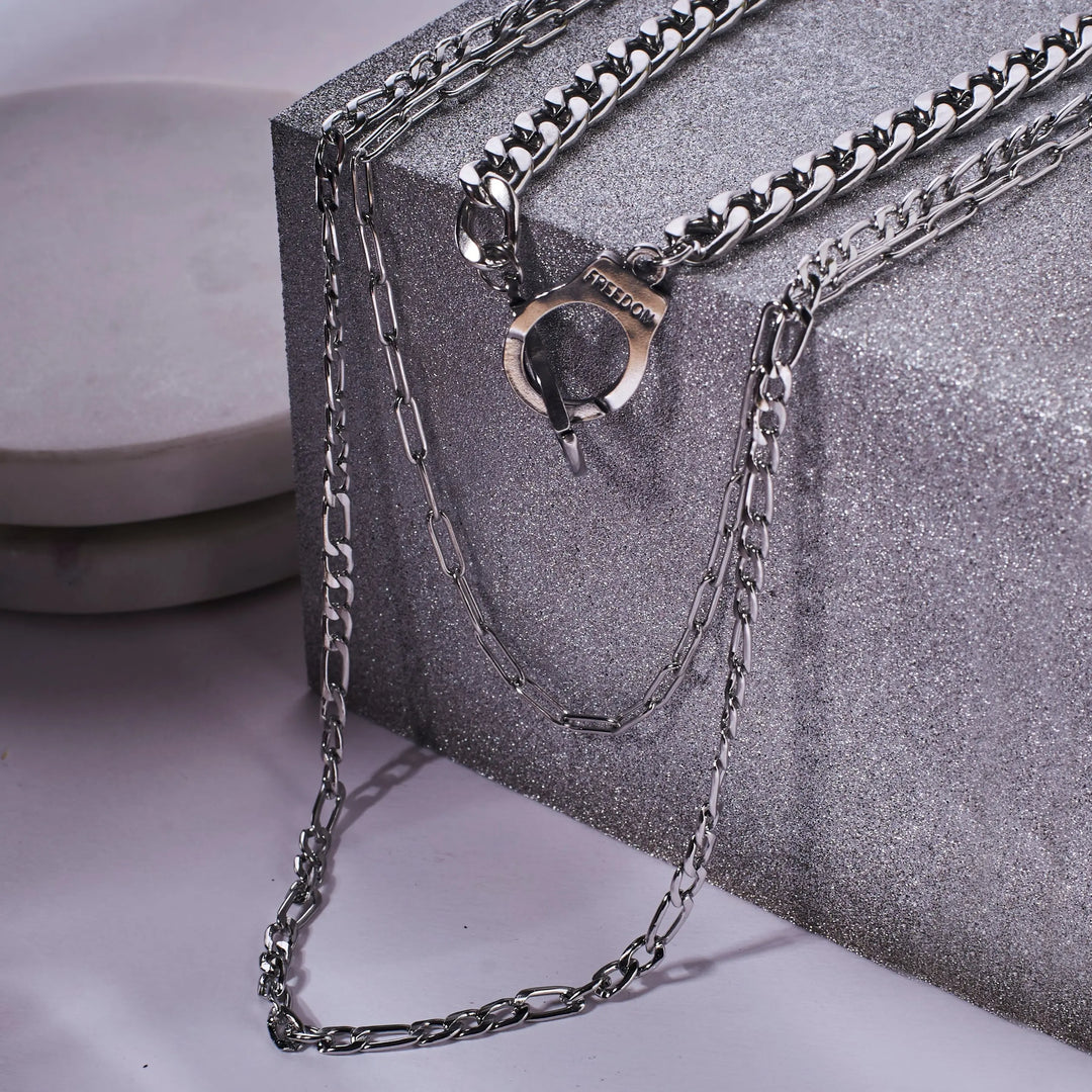 Sleek Linking Layered Chain | Salty
