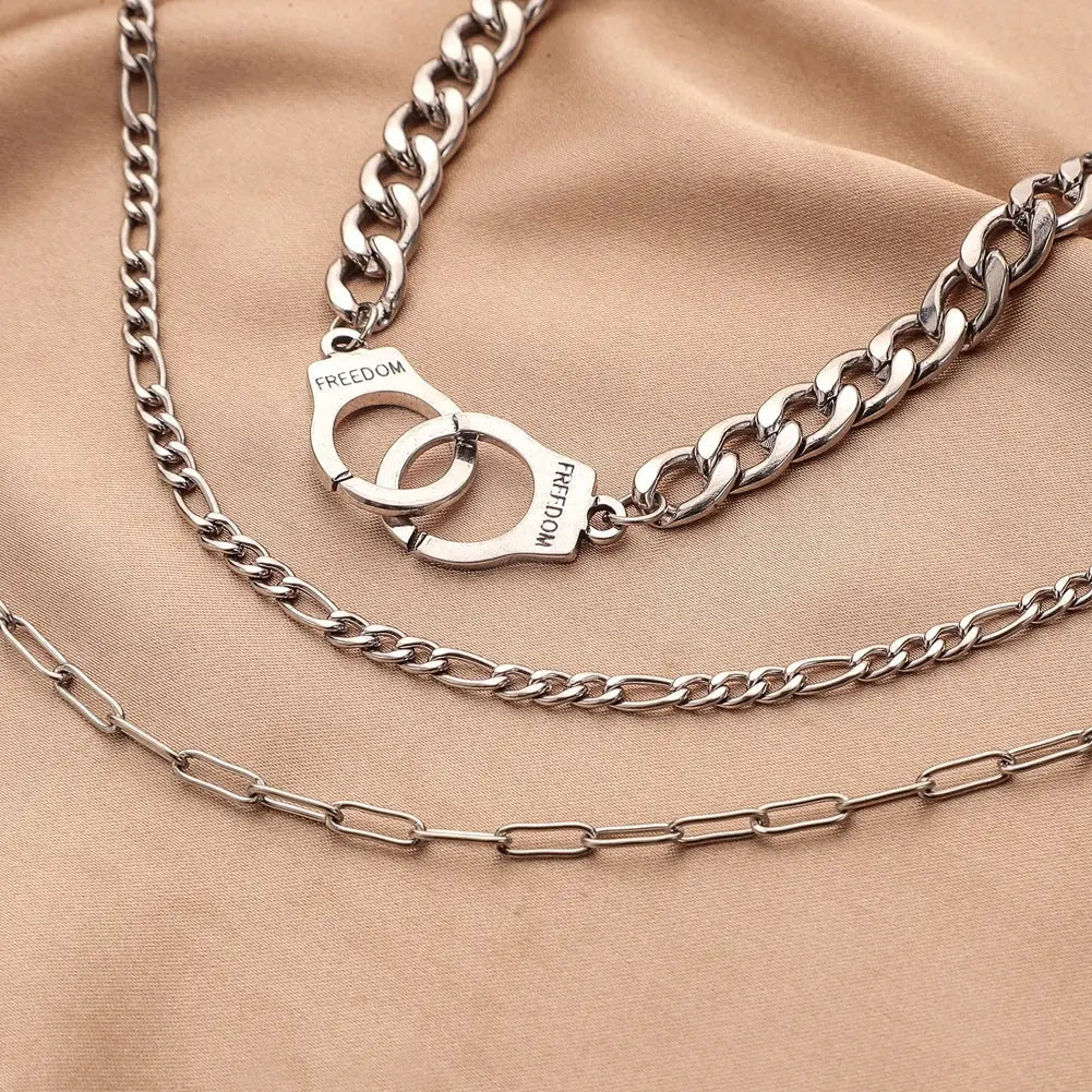 Sleek Linking Layered Chain | Salty