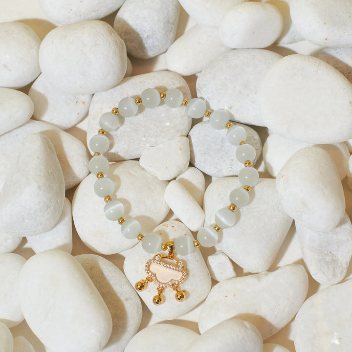 Soft Cloudstone Beaded Band - Salty Accessories