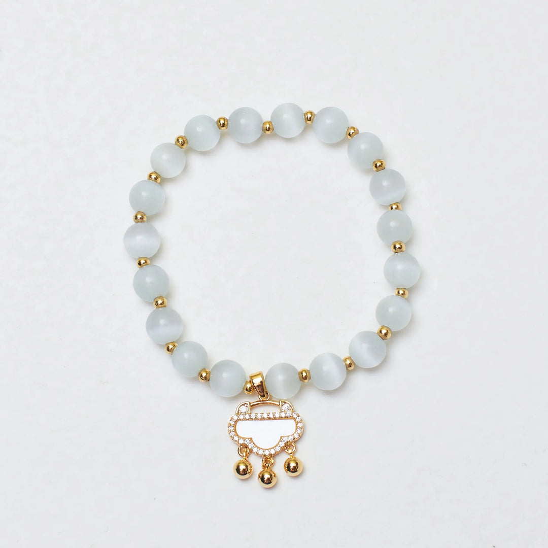 Soft Cloudstone Beaded Band - Salty Accessories