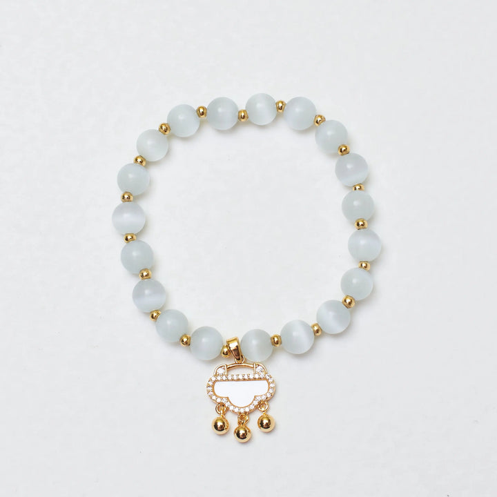 Soft Cloudstone Beaded Band - Salty Accessories