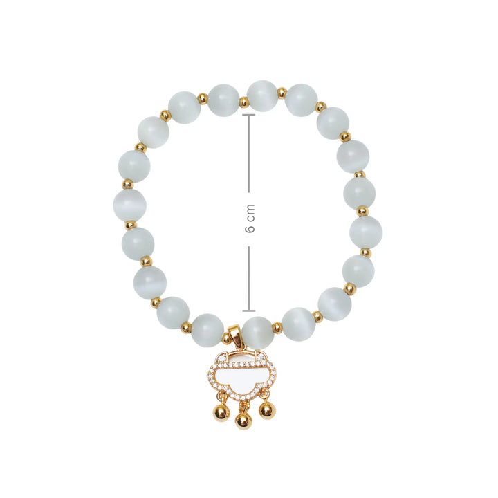 Soft Cloudstone Beaded Band - Salty Accessories