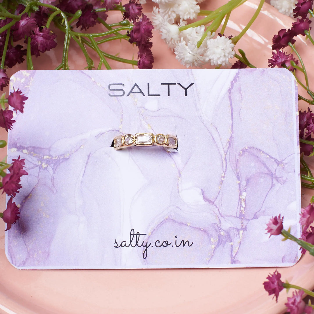 Soirée Stunner Ring | Salty