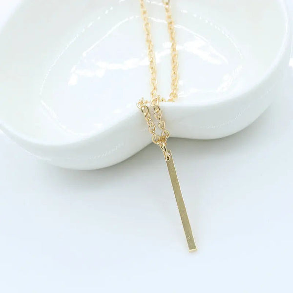 Solid Chain Necklace - Gold