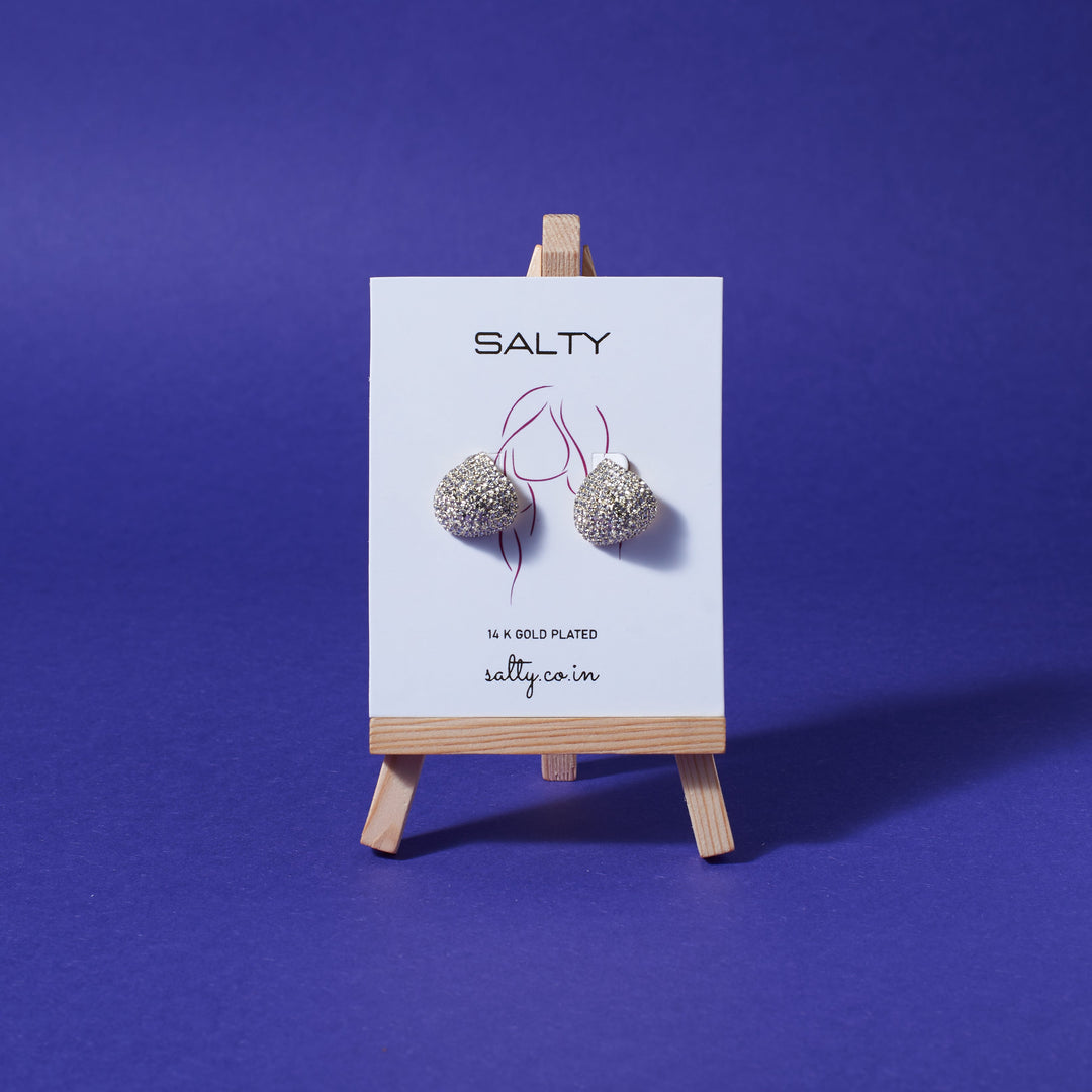 Solitaire Drop Studs - Salty Accessories