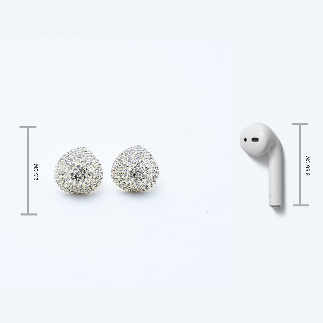 Solitaire Drop Studs - Salty Accessories