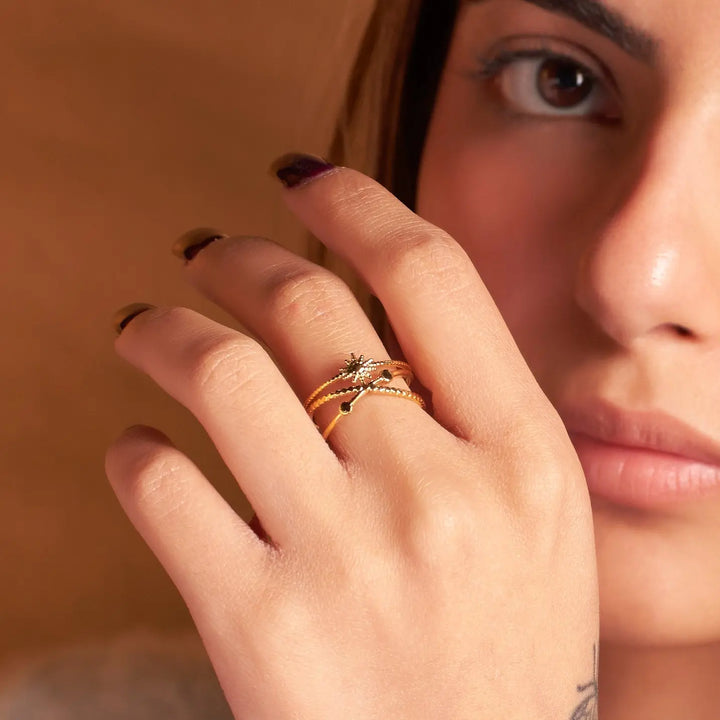 Solstice Golden Ring - Salty Accessories