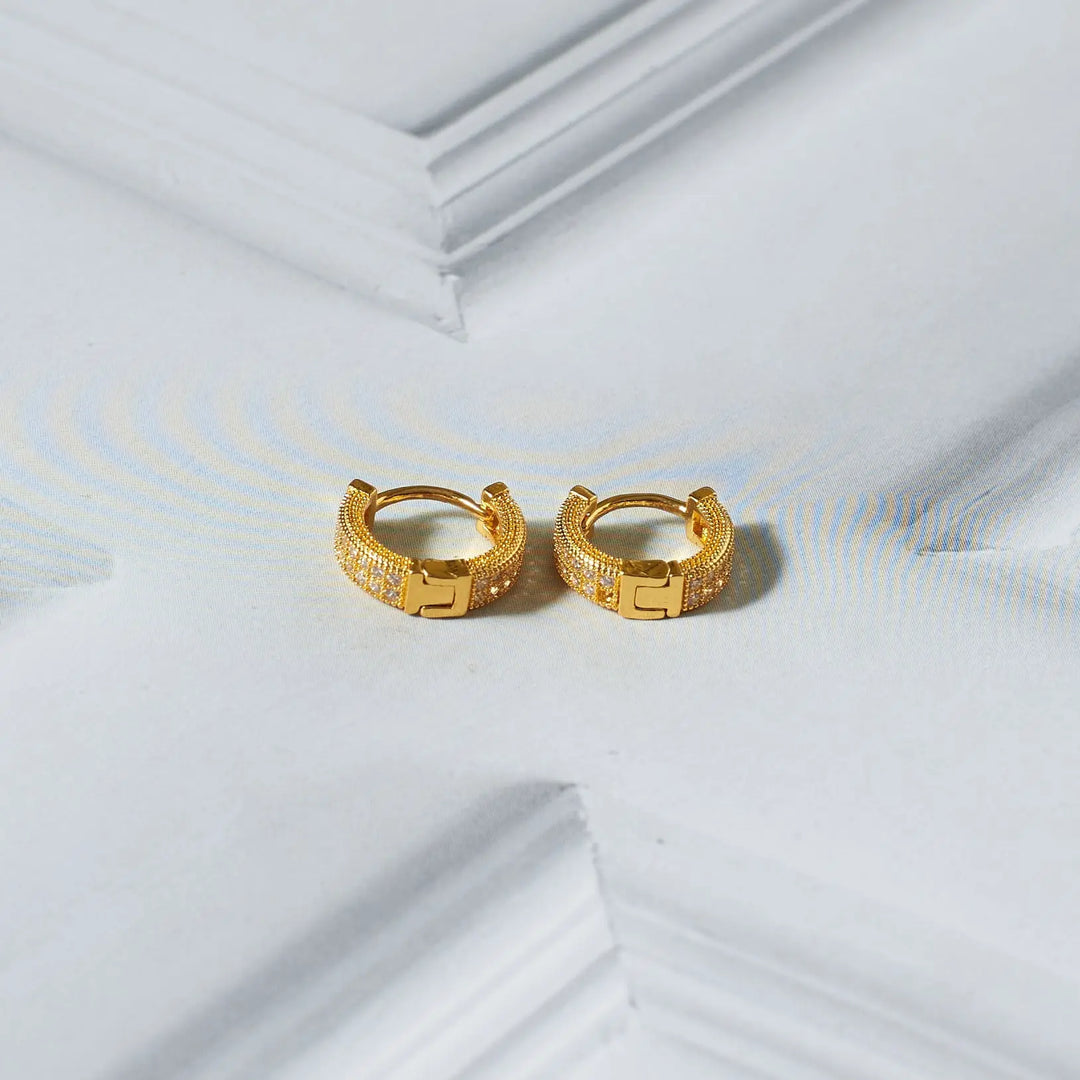Sophisticated Golden Earrings - Salty Accessories