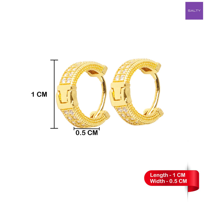 Sophisticated Golden Earrings - Salty Accessories