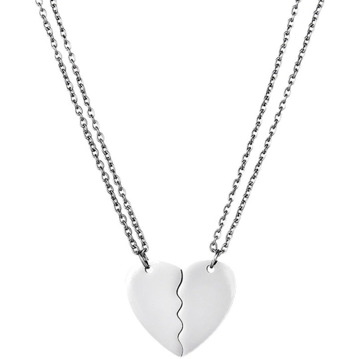 Soulmate Hearts Necklace for Couples (2 Necklaces)