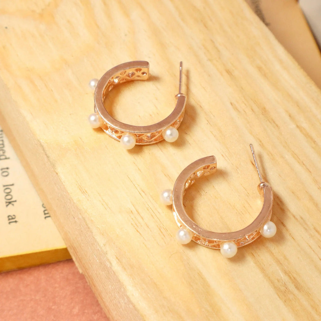South Sea Pearl Hoops - Salty Accessories