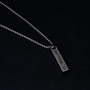 Spartan Black-Silver Chain