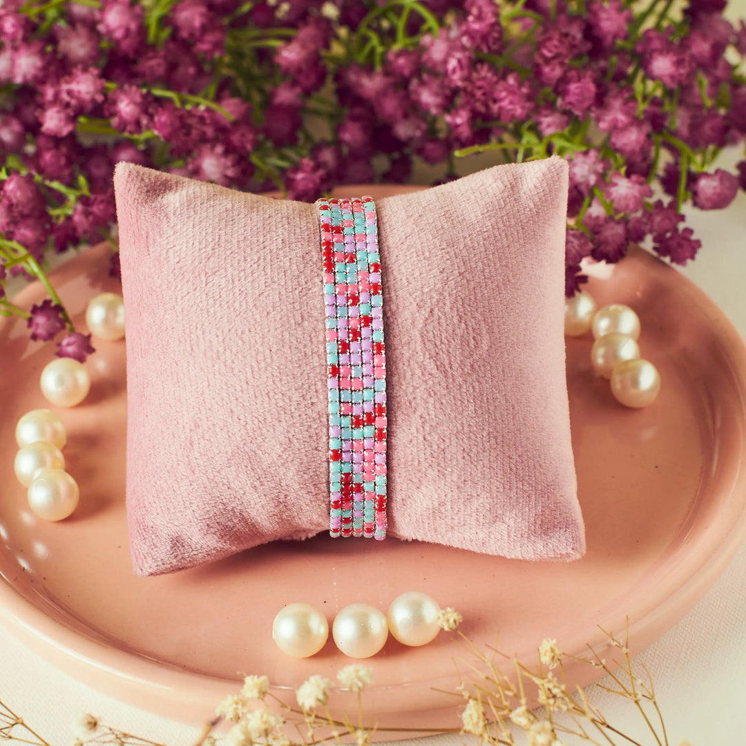 Rosy Blueberry Stretchable Bands (Set of 5) - Salty Accessories