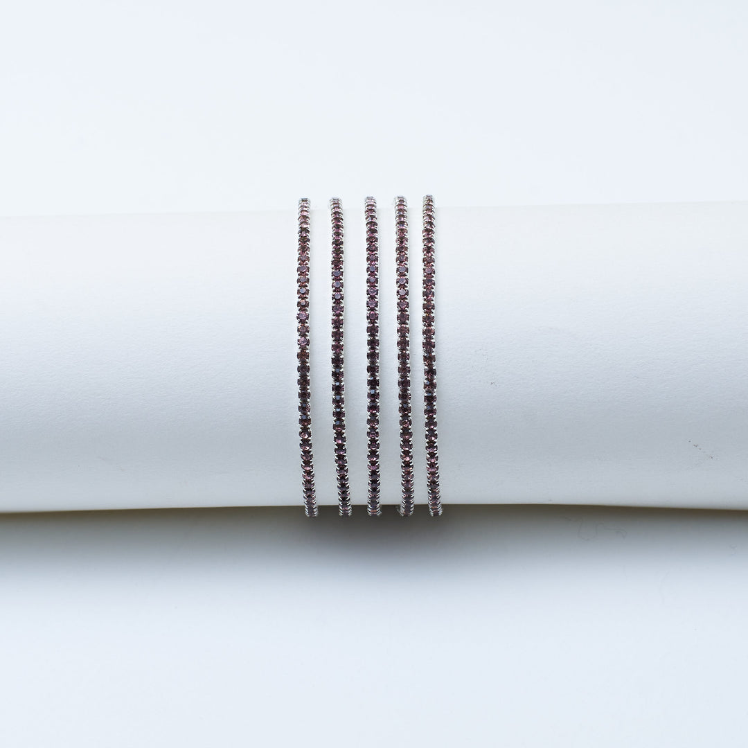 Spring Time Ruby Stretchable Bands (Set of 5) - Salty Accessories