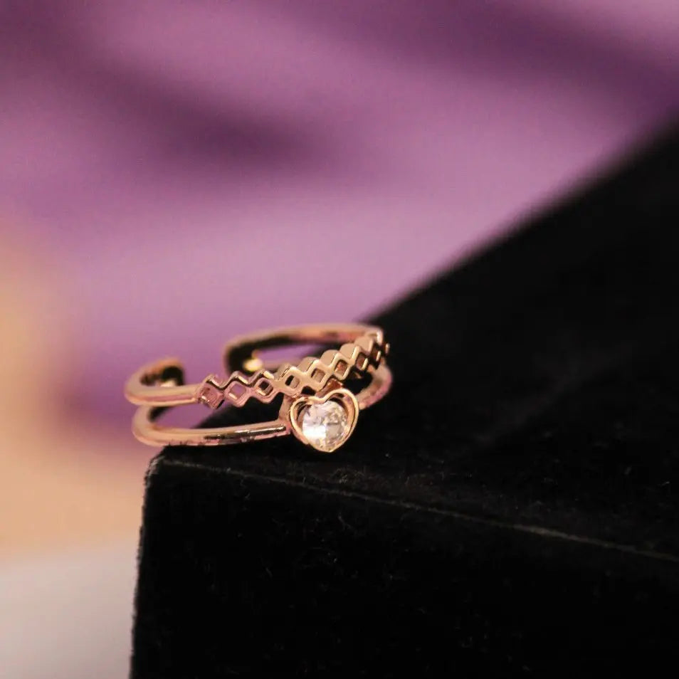Stacked Crown Ring - Salty Accessories