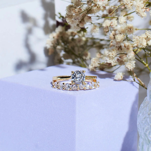 Stacked Dazzling Diadem Ring
