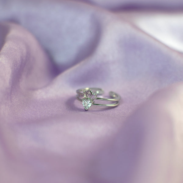 Stacked Silver Chic Ring