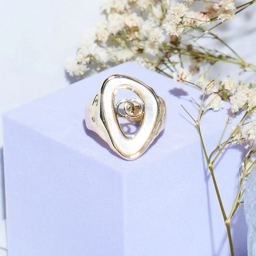 Stalwart Sparkle Chunky Ring | Salty