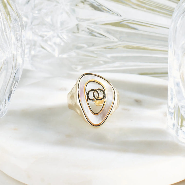Stalwart Sparkle Chunky Ring | Salty